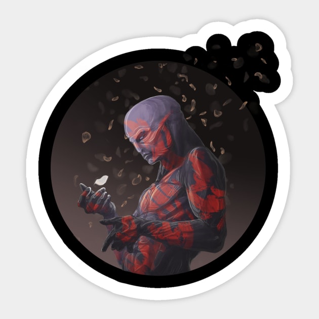 War Paint Sticker by Jskalish